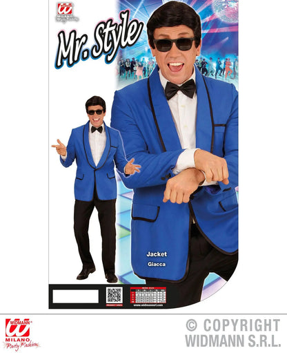 Giacca Mr. Style Blu XL - tuttocostumi.it