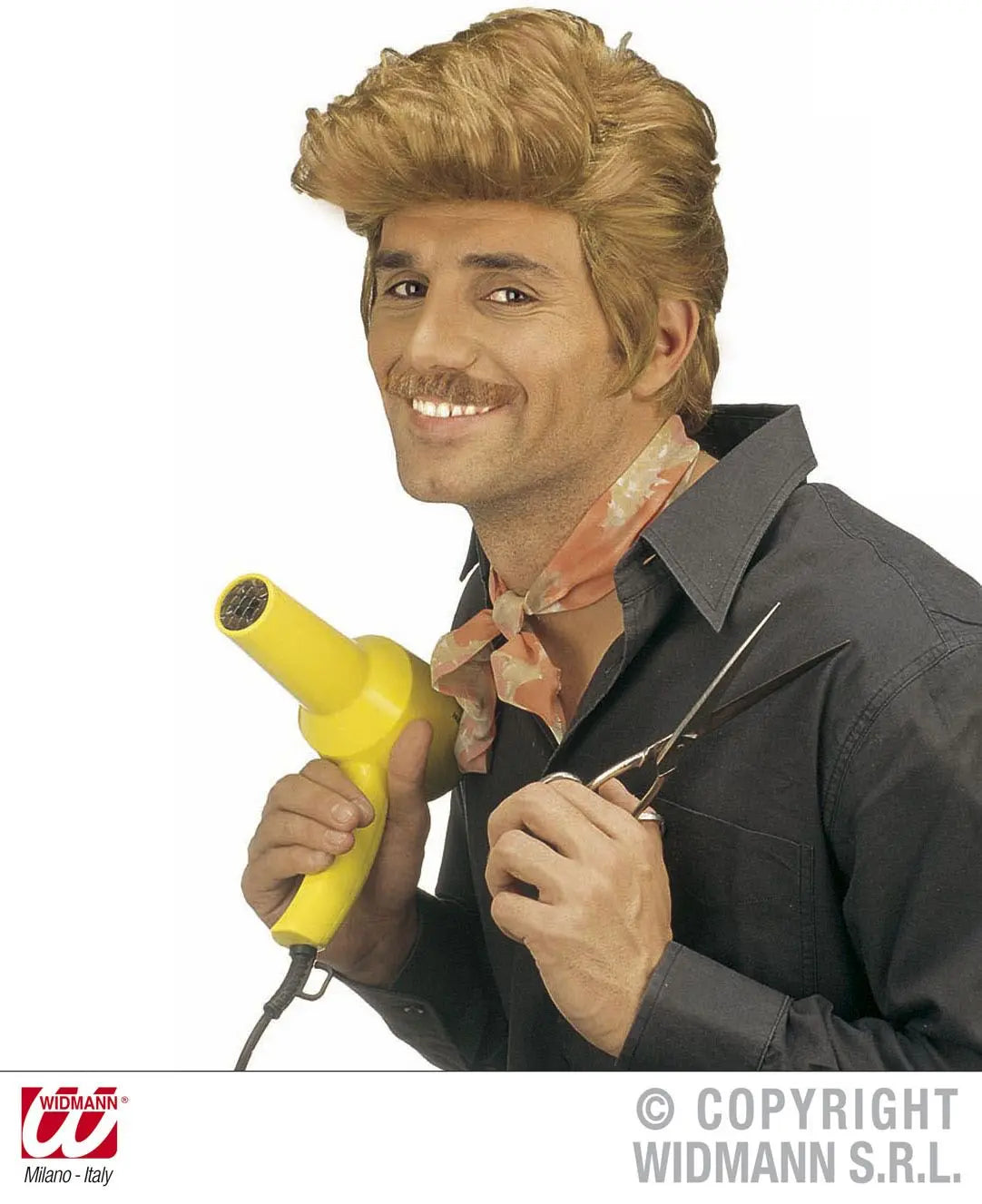 Baffi BIONDI adesivi - tuttocostumi.it