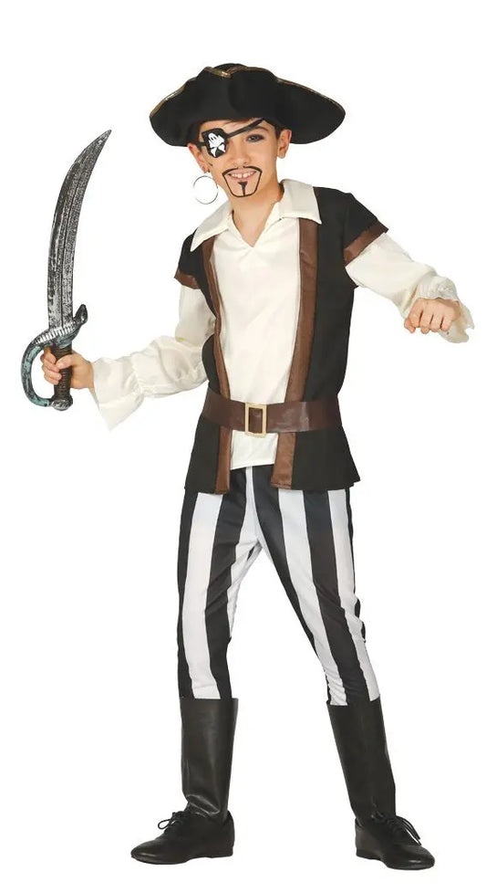 Costume PIRATA CORAGGIOSO bambino - tuttocostumi.it