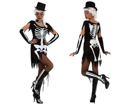 Costume MISS SKELETON CABARET di Atosa - tuttocostumi.it