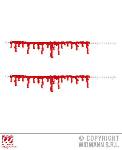Set di 2 braccialetti GOCCE DI SANGUE - tuttocostumi.it