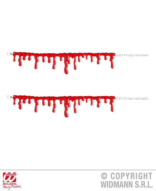 Set di 2 braccialetti GOCCE DI SANGUE - tuttocostumi.it