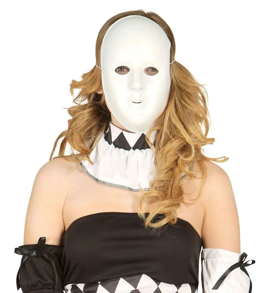 Maschera BIANCA viso intero - tuttocostumi.it