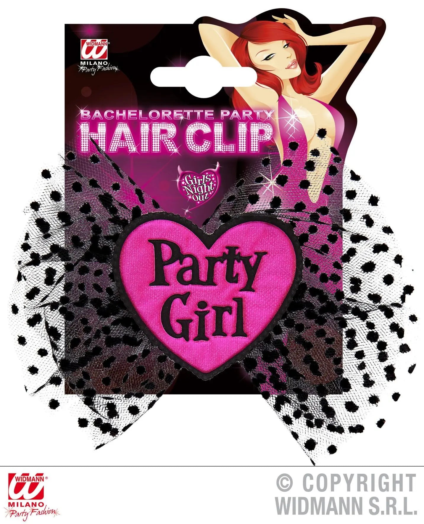 Molletta per capelli PARTY GIRL - tuttocostumi.it