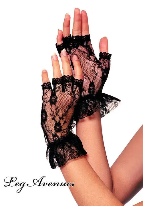 Guanti corti dita libere di Leg Avenue - tuttocostumi.it