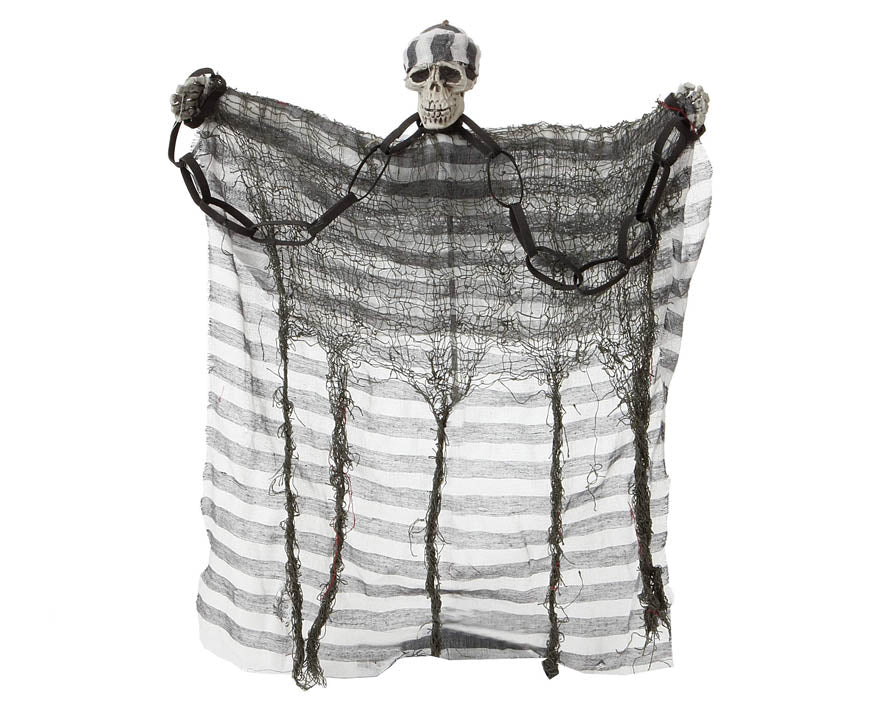Scheletro CARCERATO da appendere 50 X 39 cm di Atosa - tuttocostumi.it