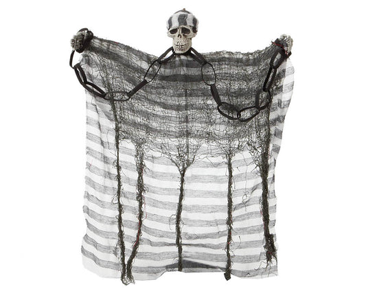 Scheletro CARCERATO da appendere 50 X 39 cm di Atosa - tuttocostumi.it