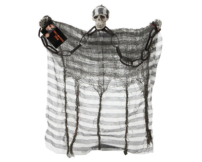 Scheletro CARCERATO da appendere 50 X 39 cm di Atosa - tuttocostumi.it