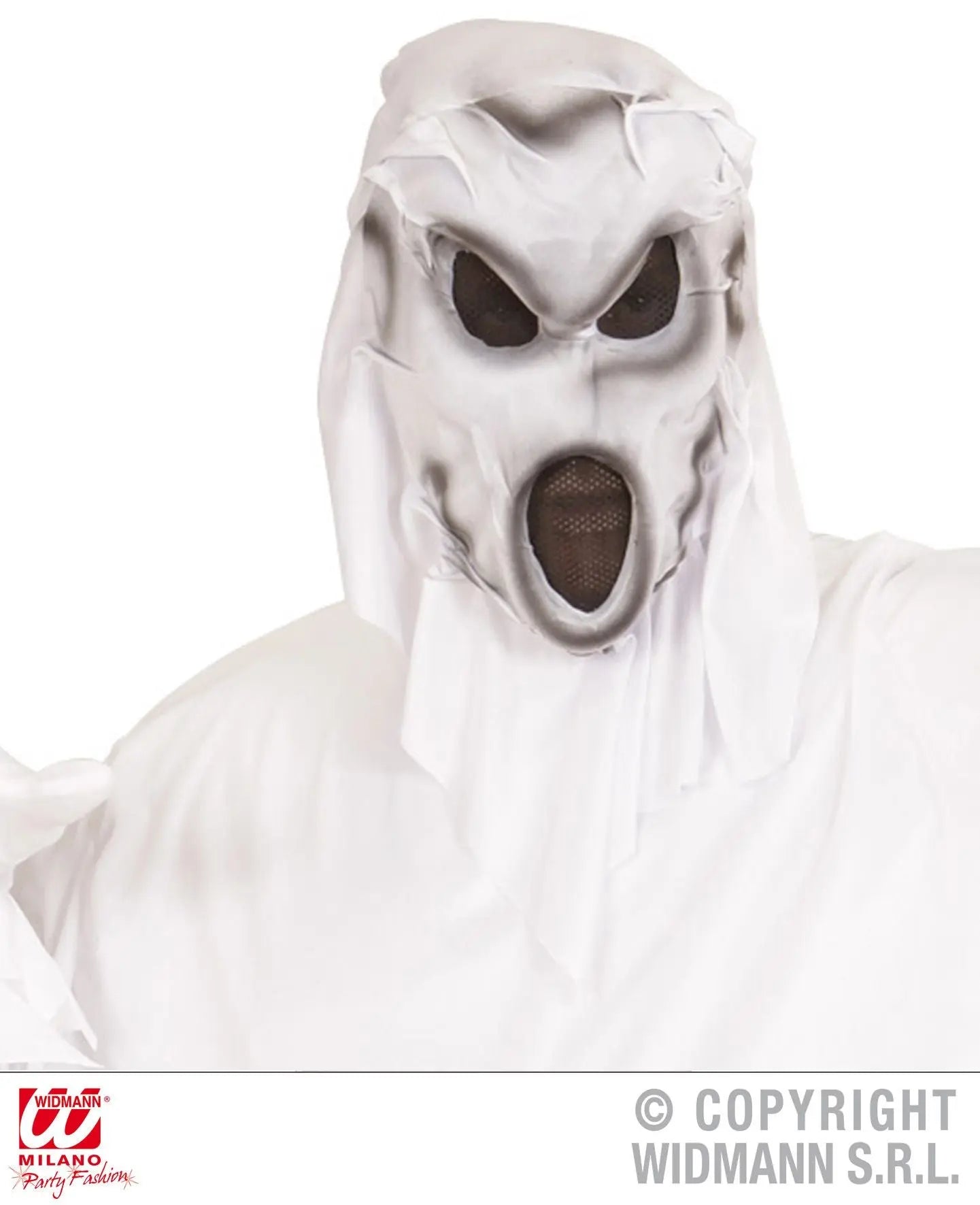 Maschera FANTASMA ULULANTE con cappuccio - tuttocostumi.it