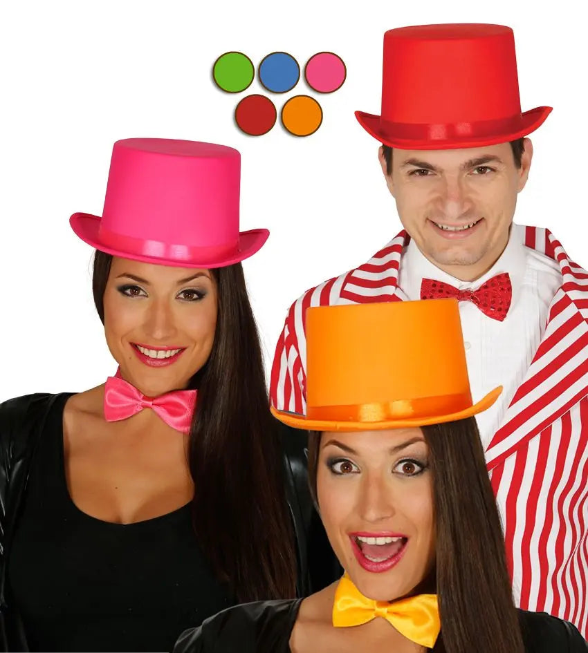 Cappello CILINDRO colorato - tuttocostumi.it