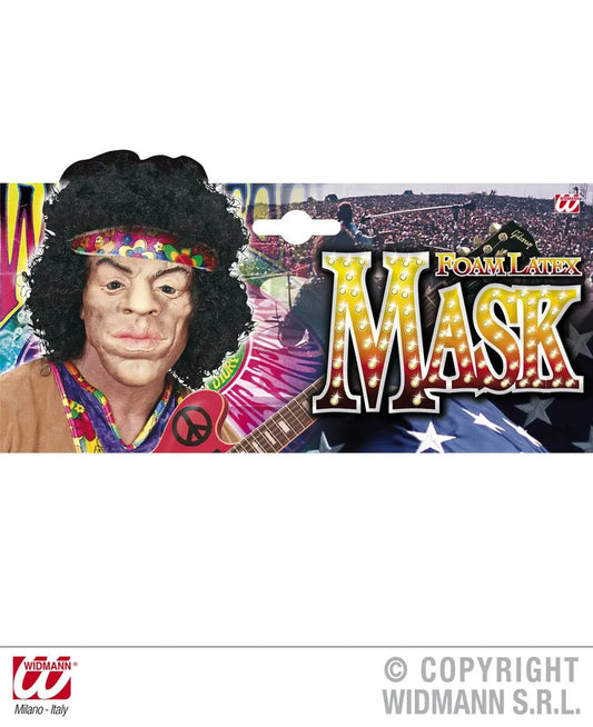 Maschera RE di WOODSTOCK con parrucca riccia - tuttocostumi.it