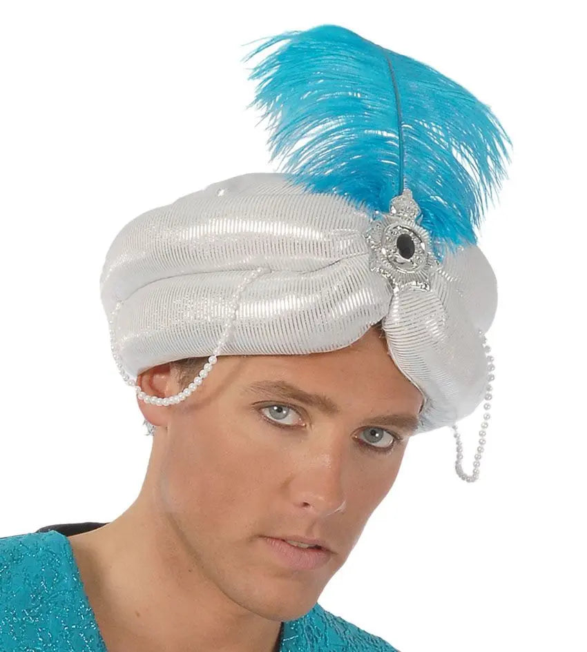 Copricapo MAHARAJA argento - tuttocostumi.it
