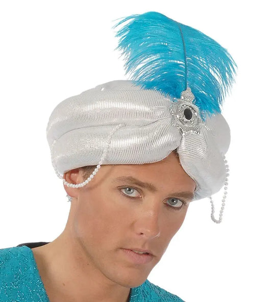 Copricapo MAHARAJA argento - tuttocostumi.it