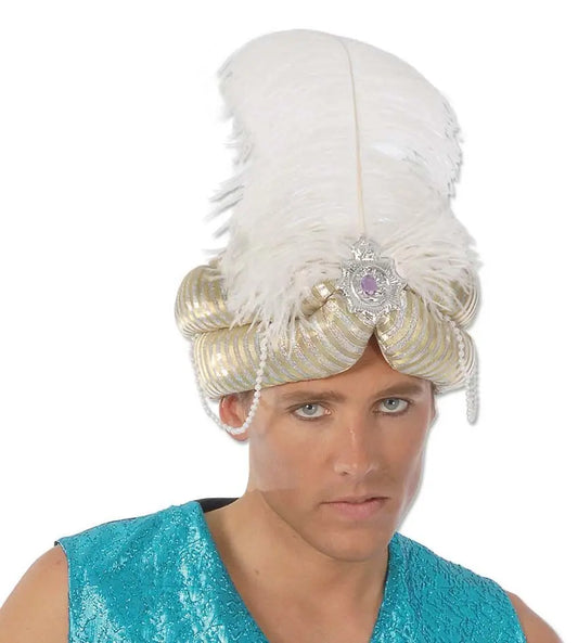 Copricapo Maharaja oro - tuttocostumi.it