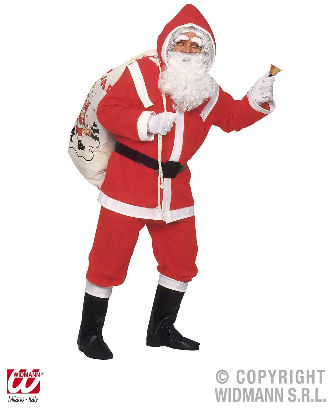 Costume BABBO NATALE completo - tuttocostumi.it