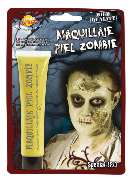 Trucco pelle zombie giallastra - tuttocostumi.it