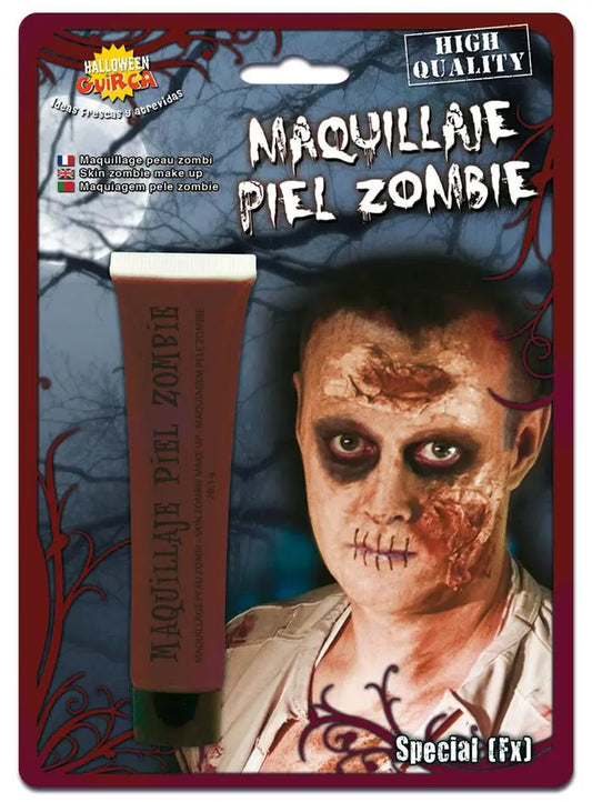 Trucco pelle zombie marrone - tuttocostumi.it