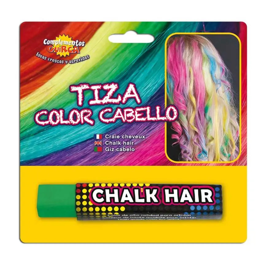 Gessetto per capelli VERDE - tuttocostumi.it