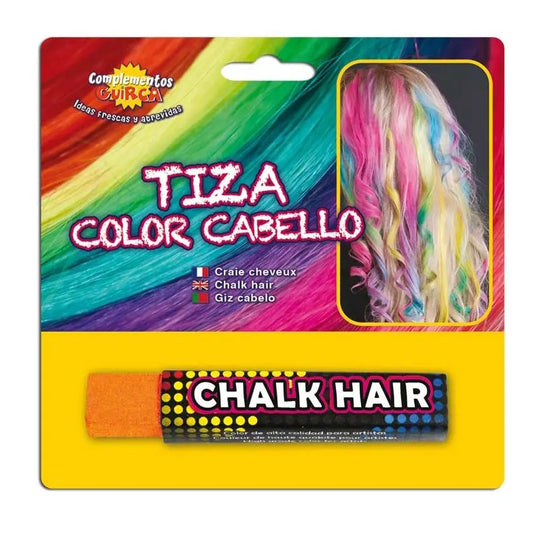 Gessetto per capelli ARANCIONE - tuttocostumi.it
