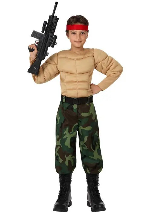 Costume MILITARE MUSCOLOSO - tuttocostumi.it