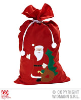 Sacco BABBO NATALE decorato 56x100