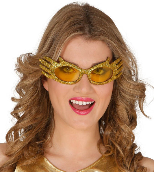 Occhiali mani ORO di Guirca - tuttocostumi.it