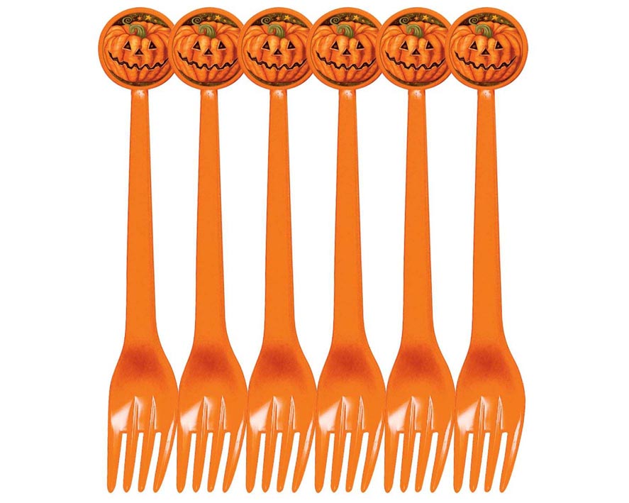 Forchette in plastica ZUCCA di Atosa - tuttocostumi.it