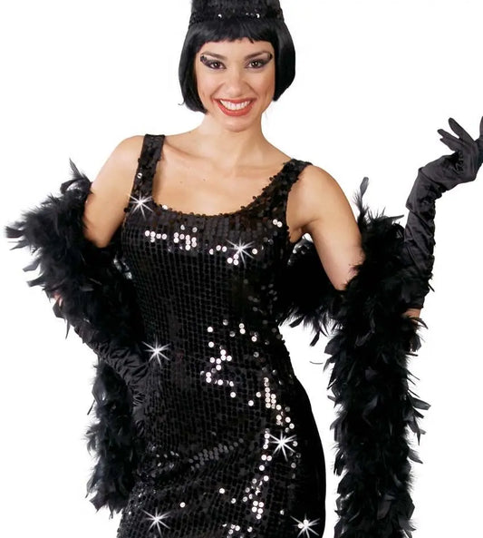 Boa NERO extra lusso 90 gr - tuttocostumi.it