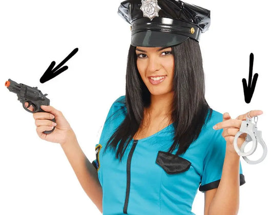 Set pistola e manette - tuttocostumi.it