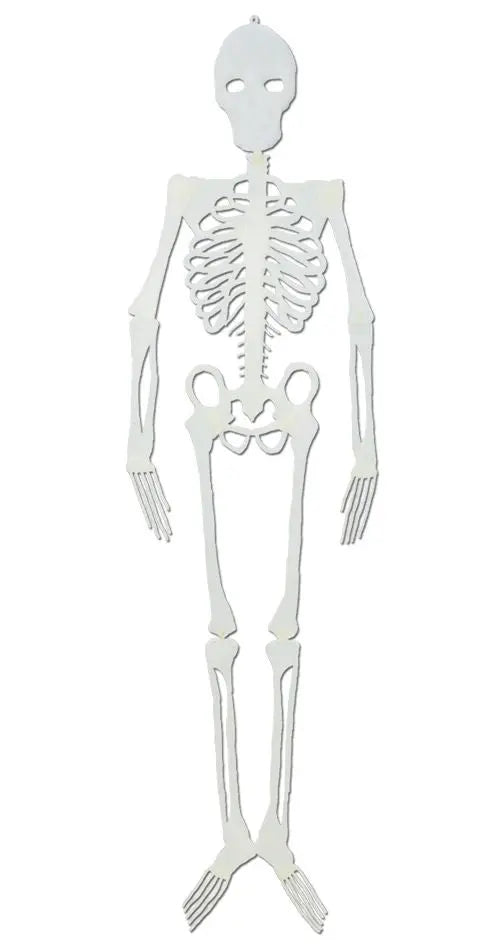 Scheletro piatto fosforescente 90 cm - tuttocostumi.it