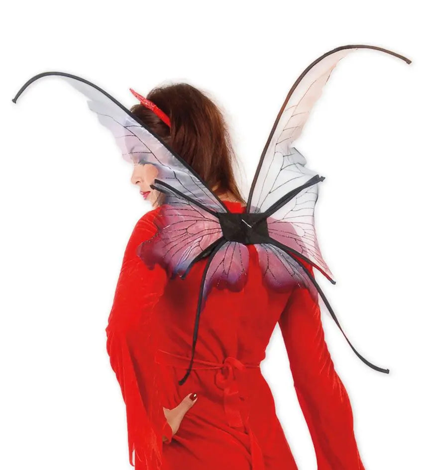 Ali fata nera 70cm - tuttocostumi.it