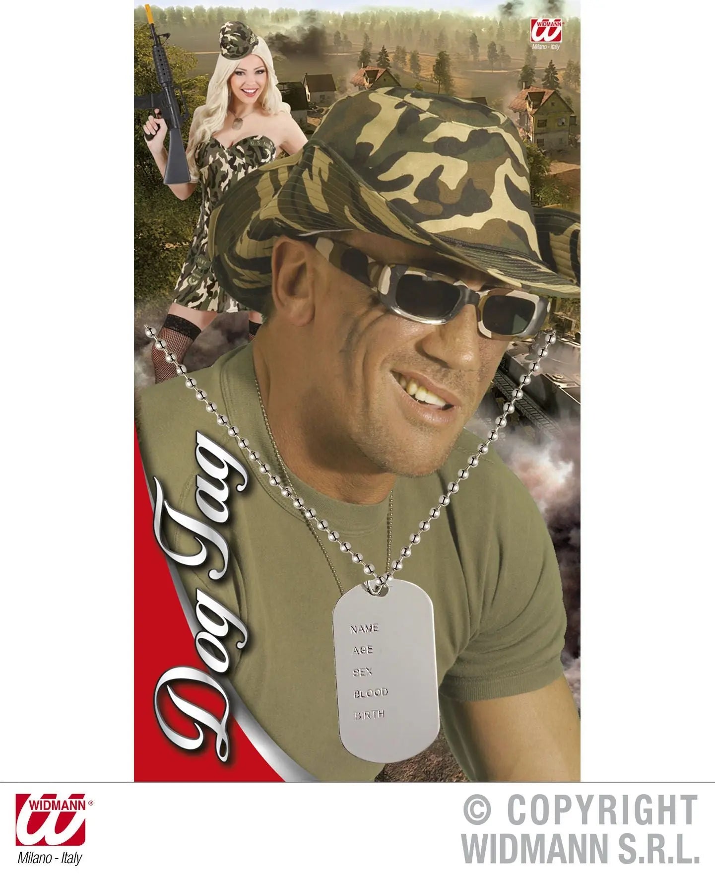 Collana con PIASTRINA - tuttocostumi.it