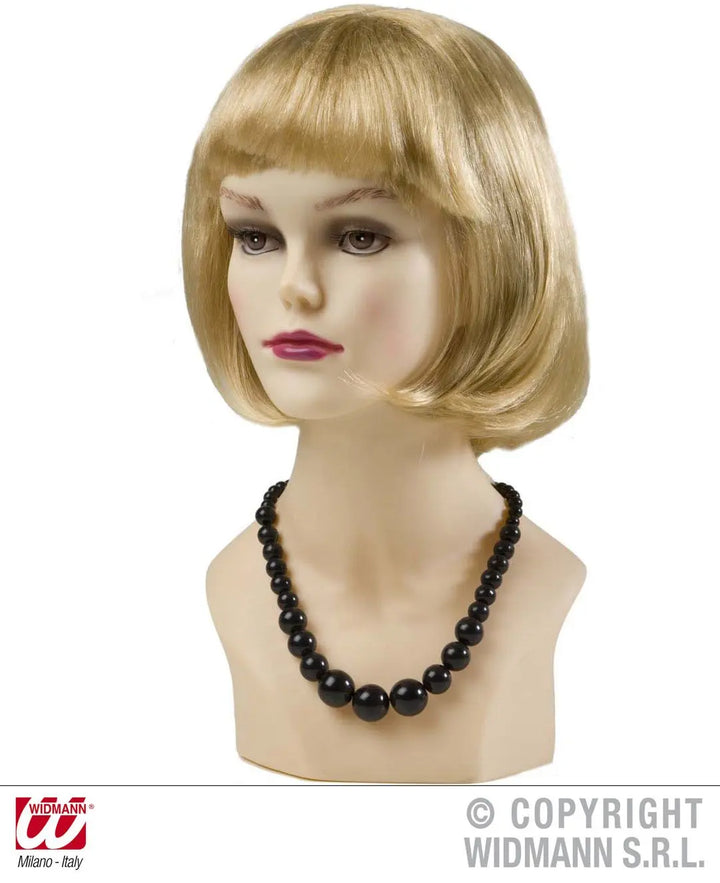 Collana  ANNI 70 nera - tuttocostumi.it