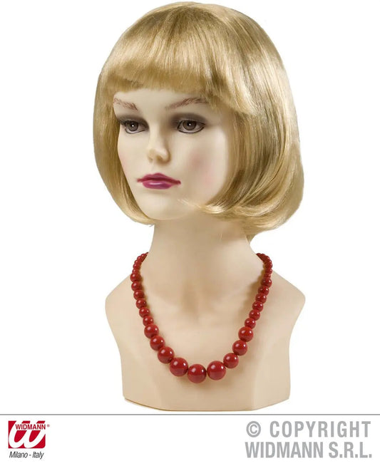 Collana ANNI 70 rossa - tuttocostumi.it