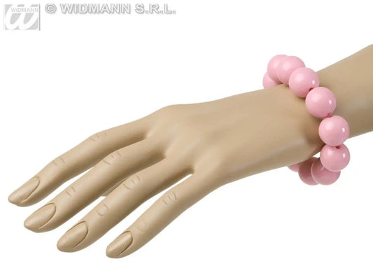 Braccialetto ANNI 70 rosa - tuttocostumi.it