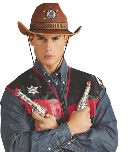 Set con 2 pistole COWBOY di Guirca - tuttocostumi.it