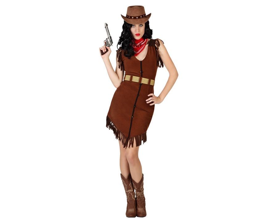 Costume COWGIRL avventuriera di Atosa - tuttocostumi.it