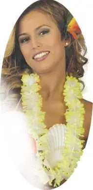 10x Collane HAWAIANE fiori chiari - tuttocostumi.it