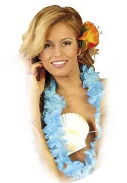 10 x Collane HAWAIANE fiori doppi - tuttocostumi.it