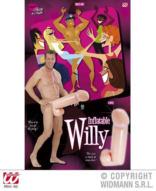 WILLY gonfiabile cm 60 di Widmann - tuttocostumi.it