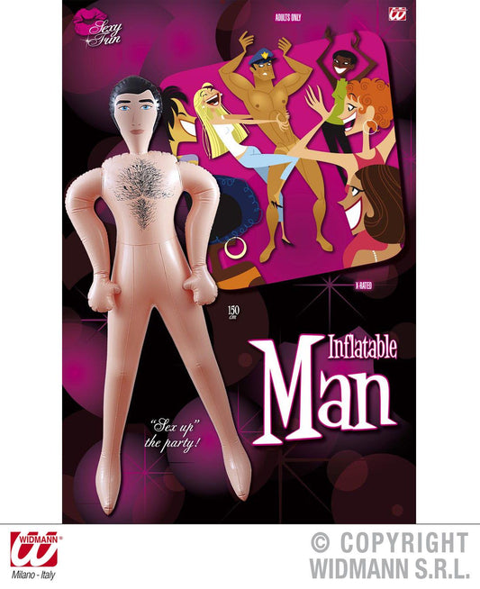 Bambola gonfiabile uomo di Widmann - tuttocostumi.it