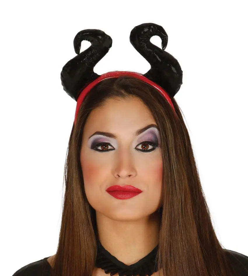 Cerchietto con corna malefiche - tuttocostumi.it