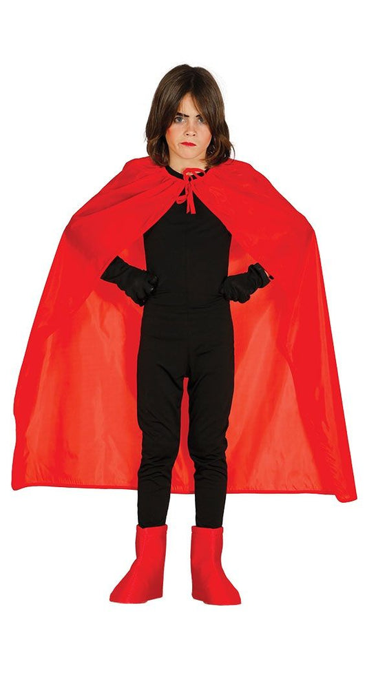 Mantello rosso 100 cm di Guirca - tuttocostumi.it