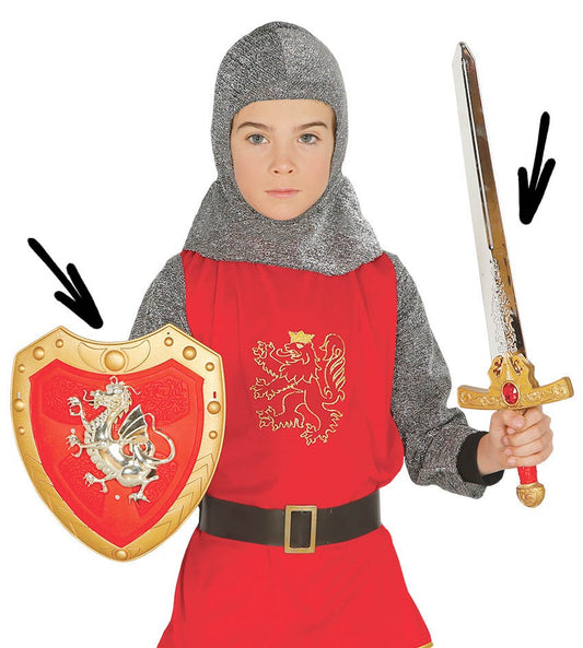 Set SPADA e SCUDO CAVALIERE di Guirca - tuttocostumi.it