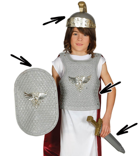Set completo ROMANO bambino di Guirca - tuttocostumi.it