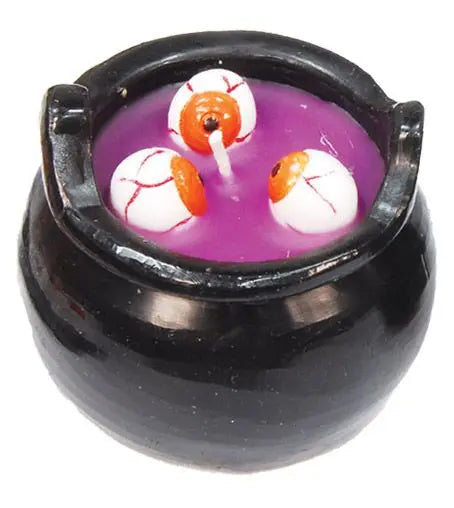 Candela zuppa con occhi colorata - tuttocostumi.it