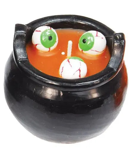 Candela zuppa con occhi colorata - tuttocostumi.it
