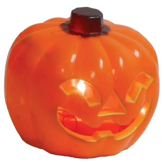 Zucca in plastica con luce 10 cm - tuttocostumi.it