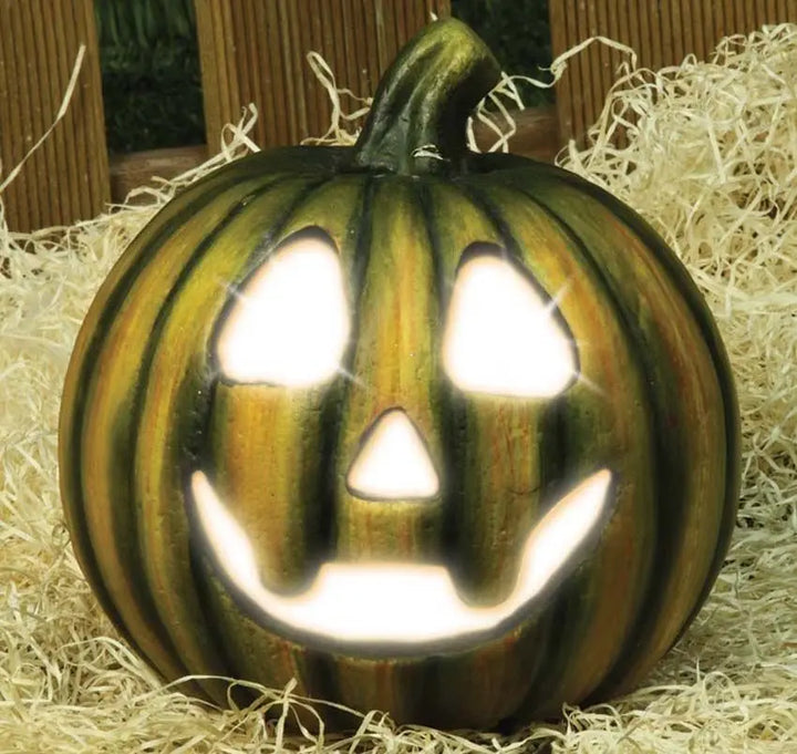 ZUCCA STRIATA con luce 20 cm - tuttocostumi.it