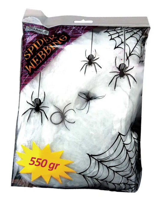 Ragnatele BIANCHE (conf. da 500 gr.) - tuttocostumi.it